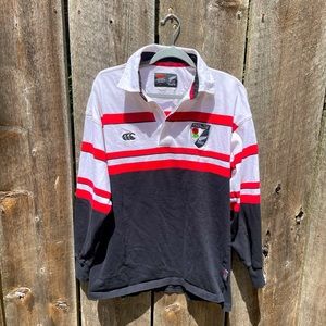 Men’s L Canterbury of New Zealand cotton All Blacks Rugby Jersey